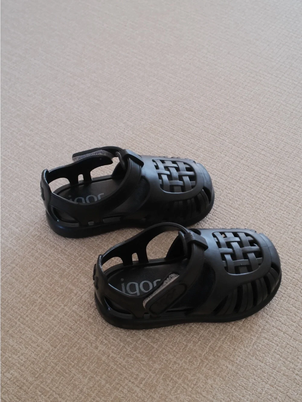 Igor Baby Kids Jelly Sandals - IGOR S10271 TOBBY SOLID SANDALS NEGRO